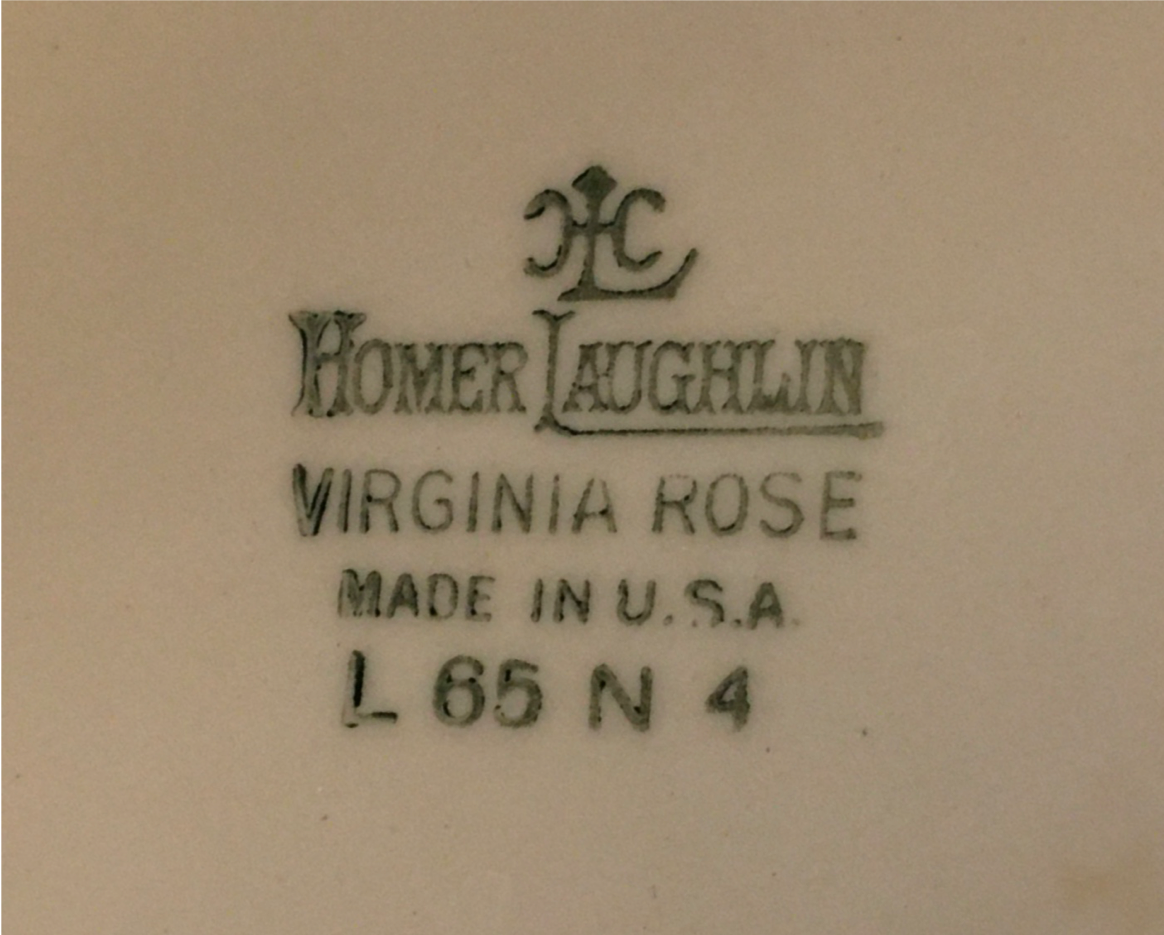 Homer Laughlin Virginia Rose